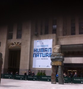 Ugo Rondinone's "Human Nature" Installation, Rockerfeller Center, NYC photo: 2013 jpbohannon