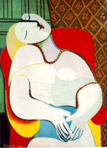 "The Dream," 1932 Pablo Picasso