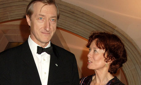 Julian Barnes with his wife, Pat Kavanagh in 2005. Photograph: Dave M. Benett/Getty Images 