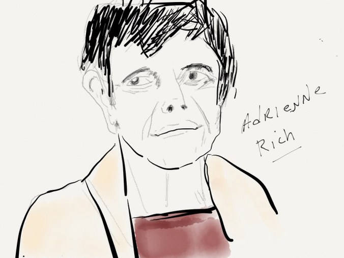 Adrienne Rich illustration 2013 jpbohannon