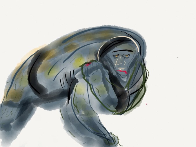 "Grendel" illustration 2015 by jpbohannon