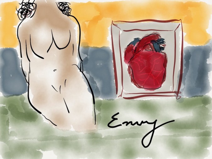 "ENVY" illustration 2015 by jpbohannon