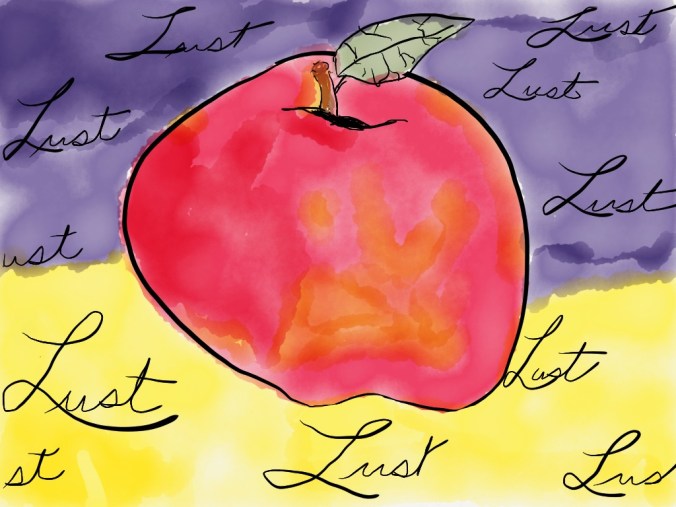 "Lust" illustration 2015 by jpbohannon