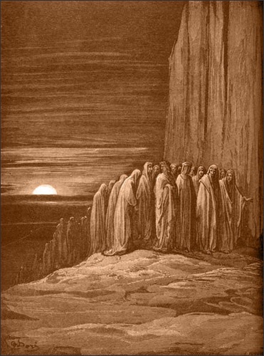Gustave Doré Slothful Penitents (Abbot of St. Zeno) 